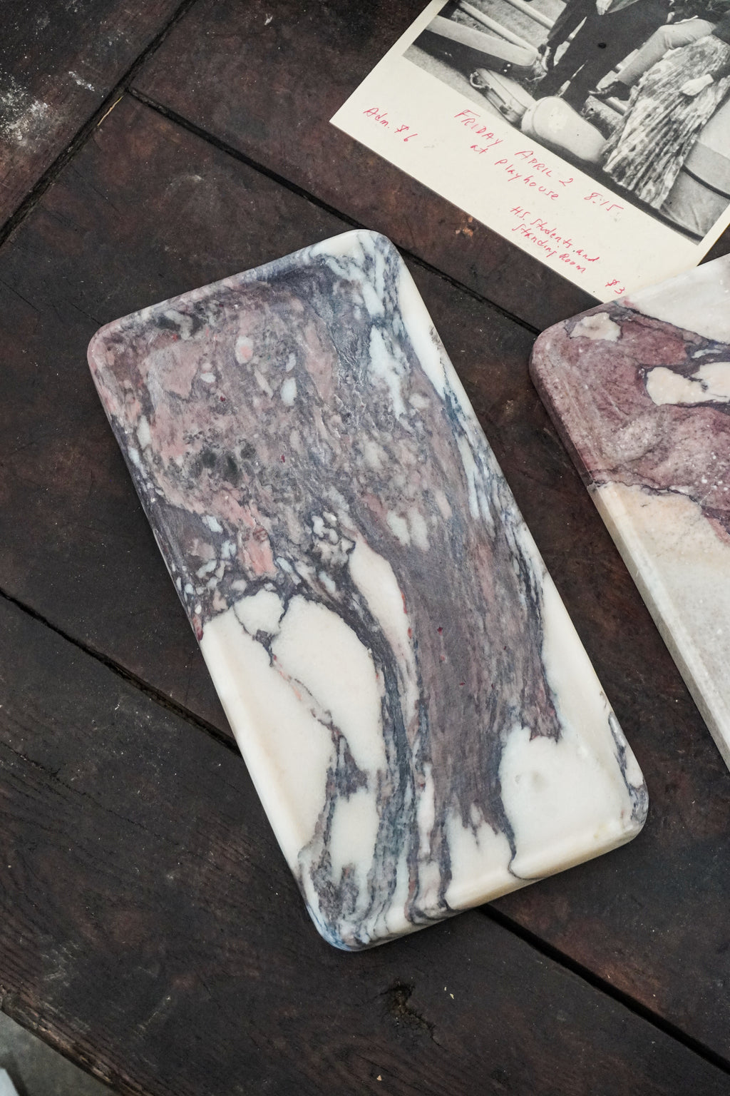 Rectangular Marble Tray-- Various Colors