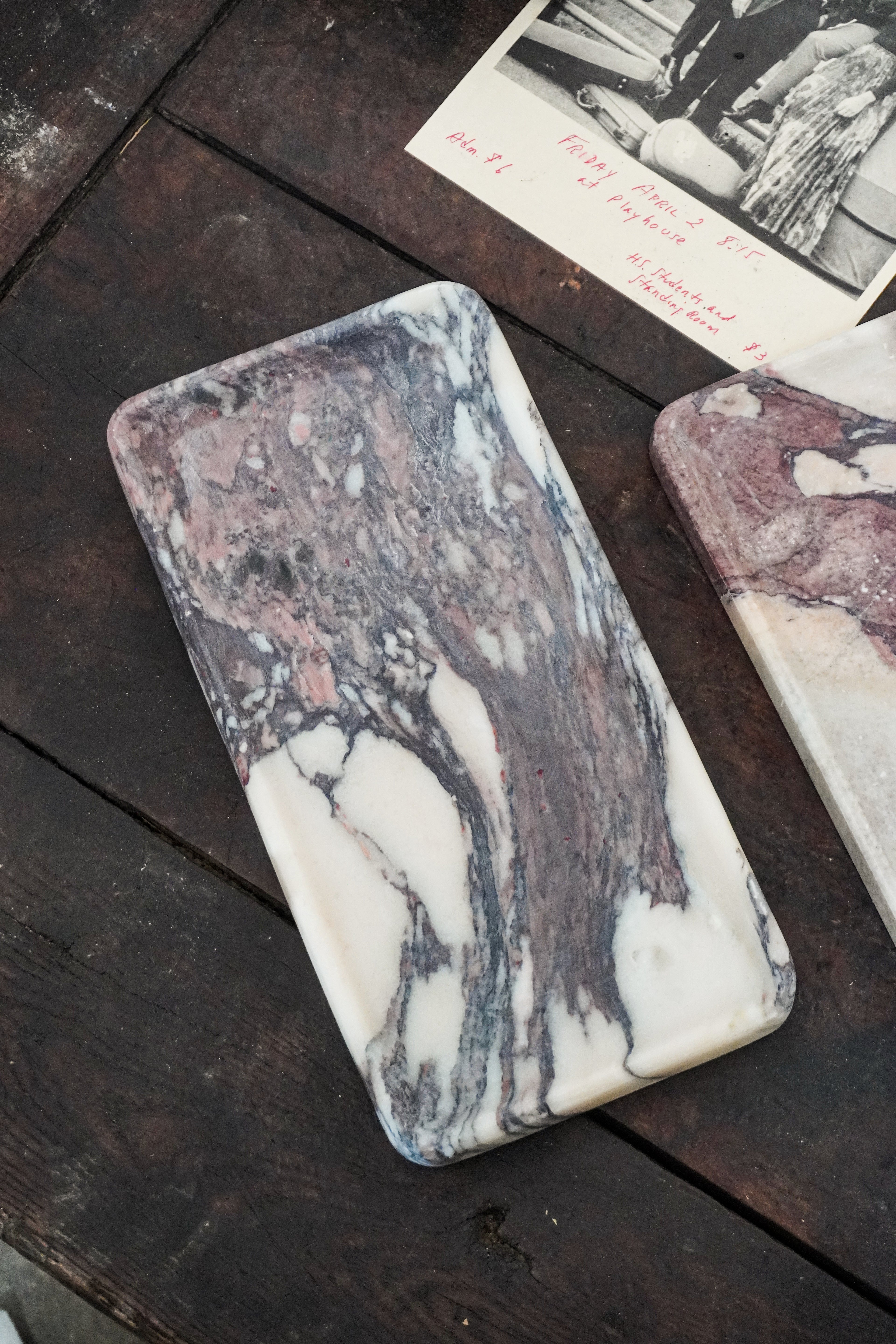 Rectangular Marble Tray-- Various Colors