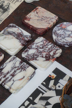 Calacatta Viola Marble Square Tray