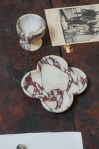 Italian Calacatta Viola Clover Tray