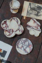 Italian Calacatta Viola Clover Tray