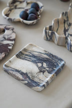 Calacatta Viola Marble Square Tray
