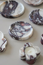 Italian Calacatta Viola Marble Catchall Coaster