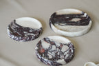 Italian Calacatta Viola Marble Catchall Coaster