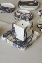 Calacatta Viola Marble Square Tray