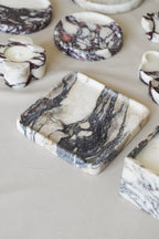 Calacatta Viola Marble Square Tray