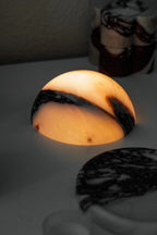 Calacatta Viola Marble Round Footed Bowl