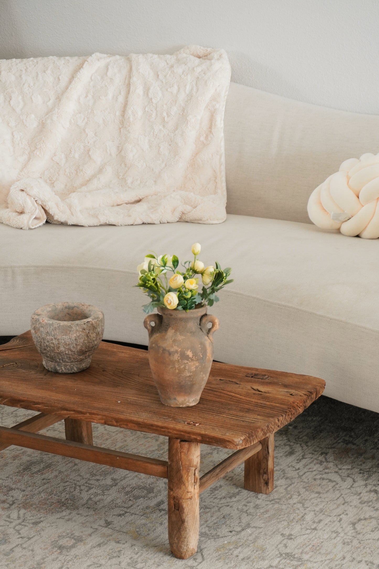 ShanXi I Vintage Elm Wood Coffee Table