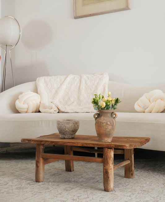 ShanXi I Vintage Elm Wood Coffee Table