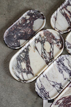 Oval Marble Tray--Various Colors