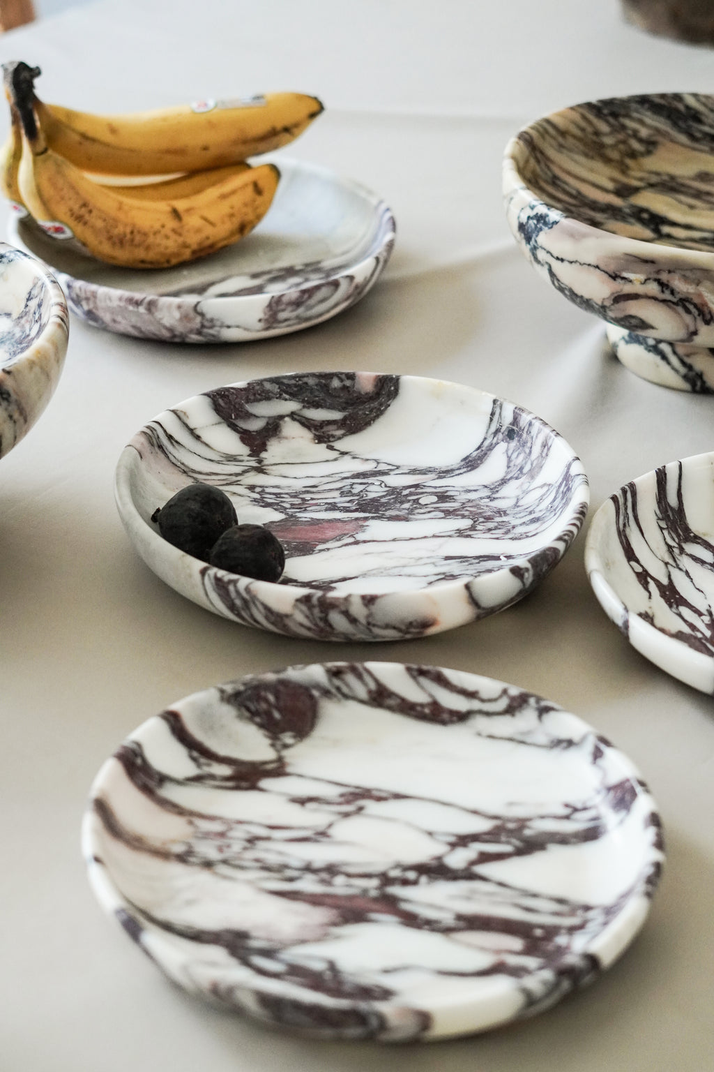 Italian Calacatta Viola Marble Bowl