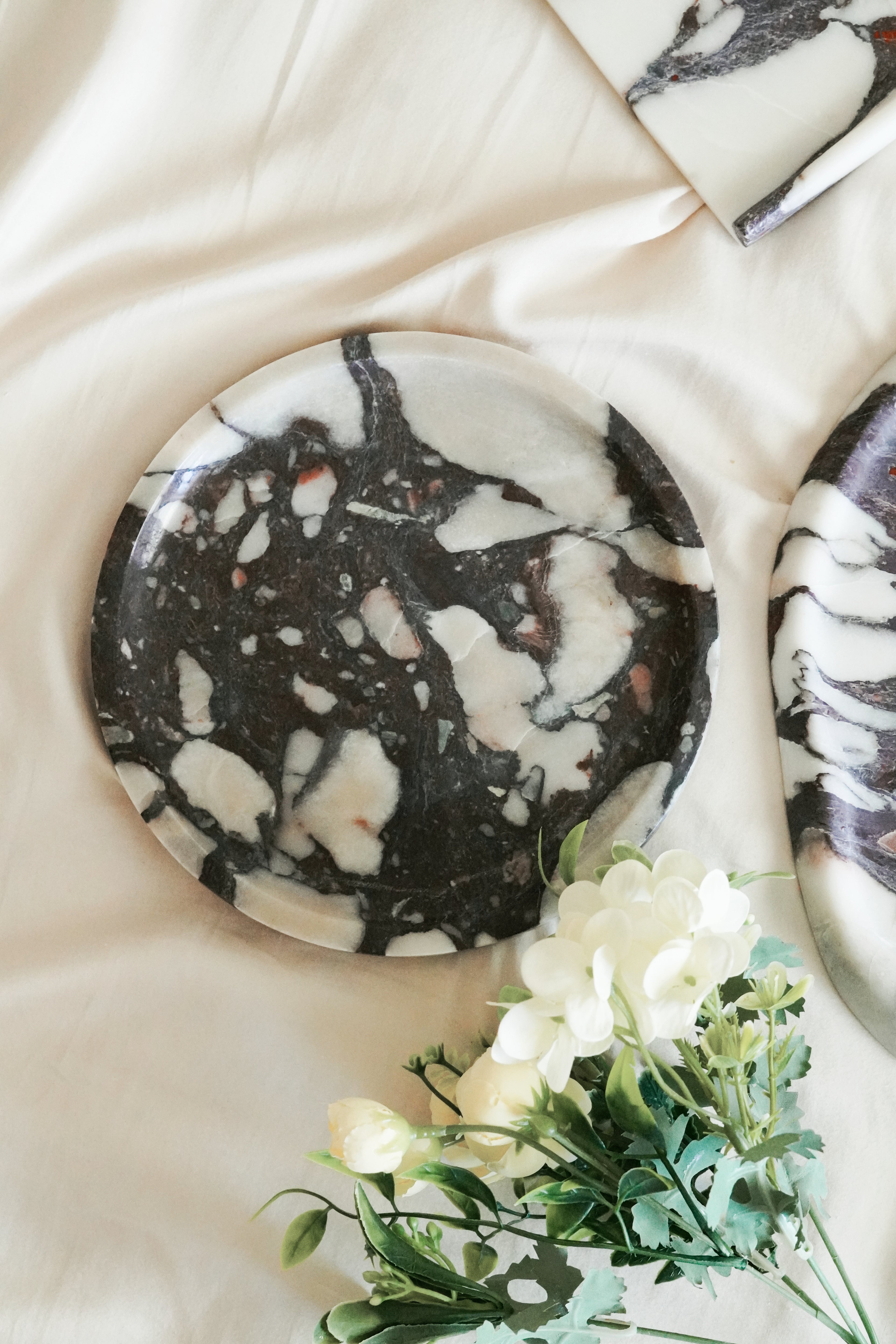 Italian Viola Marble Tray-- Various Style