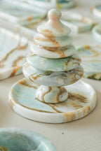 Luxury Green Blue Marble Tray Collection---Various Shape