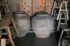 Vintage Rustic Terracotta Brown Pot, Vessel Planter - XLarge