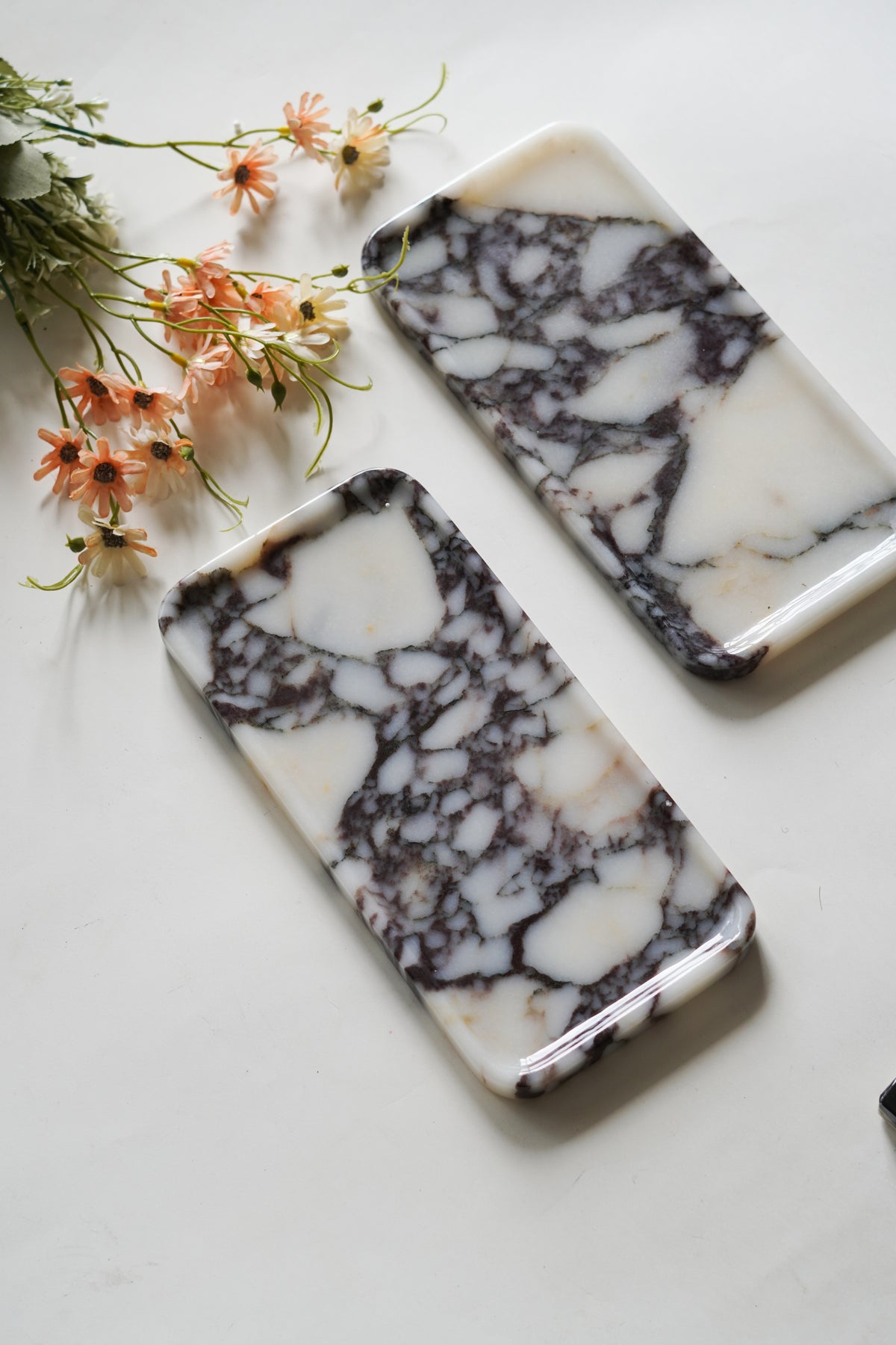 Rectangular Marble Tray-- Various Colors