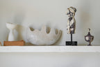 Italian Calacatta Viola Marble Female Torso Sculpture
