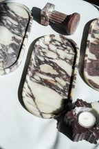 Oval Marble Tray--Various Colors