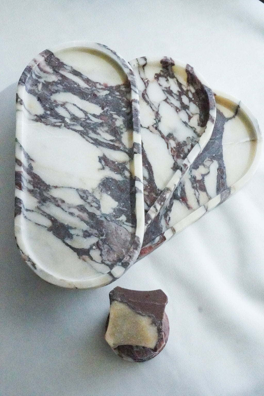 Oval Marble Tray--Various Colors