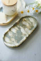 Oval Marble Tray--Various Colors