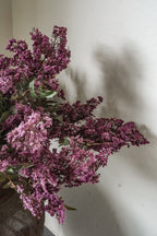 Artificial Berry With Leaves,Dark Purple,43''