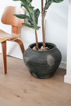 Yee Vintage Wabi-Sabi Rustic Ceramic Planter--Large