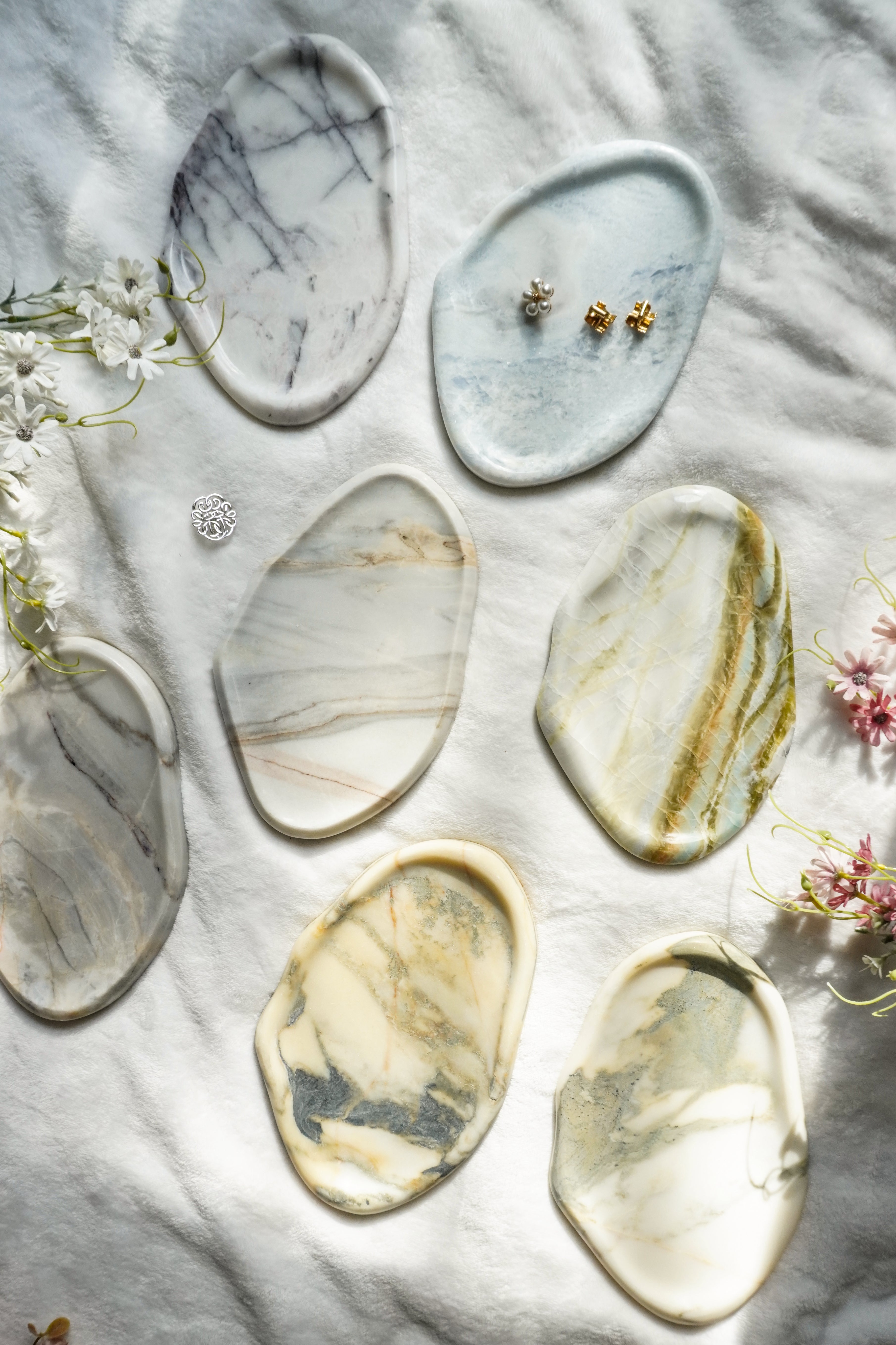 Marble Cloud Tray--Various Colors