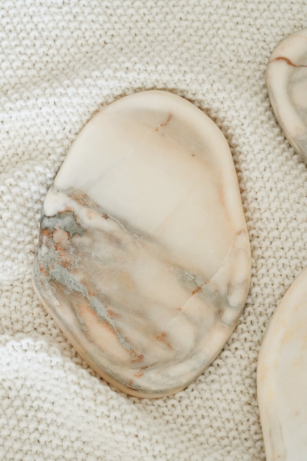White Marble Cloud Tray