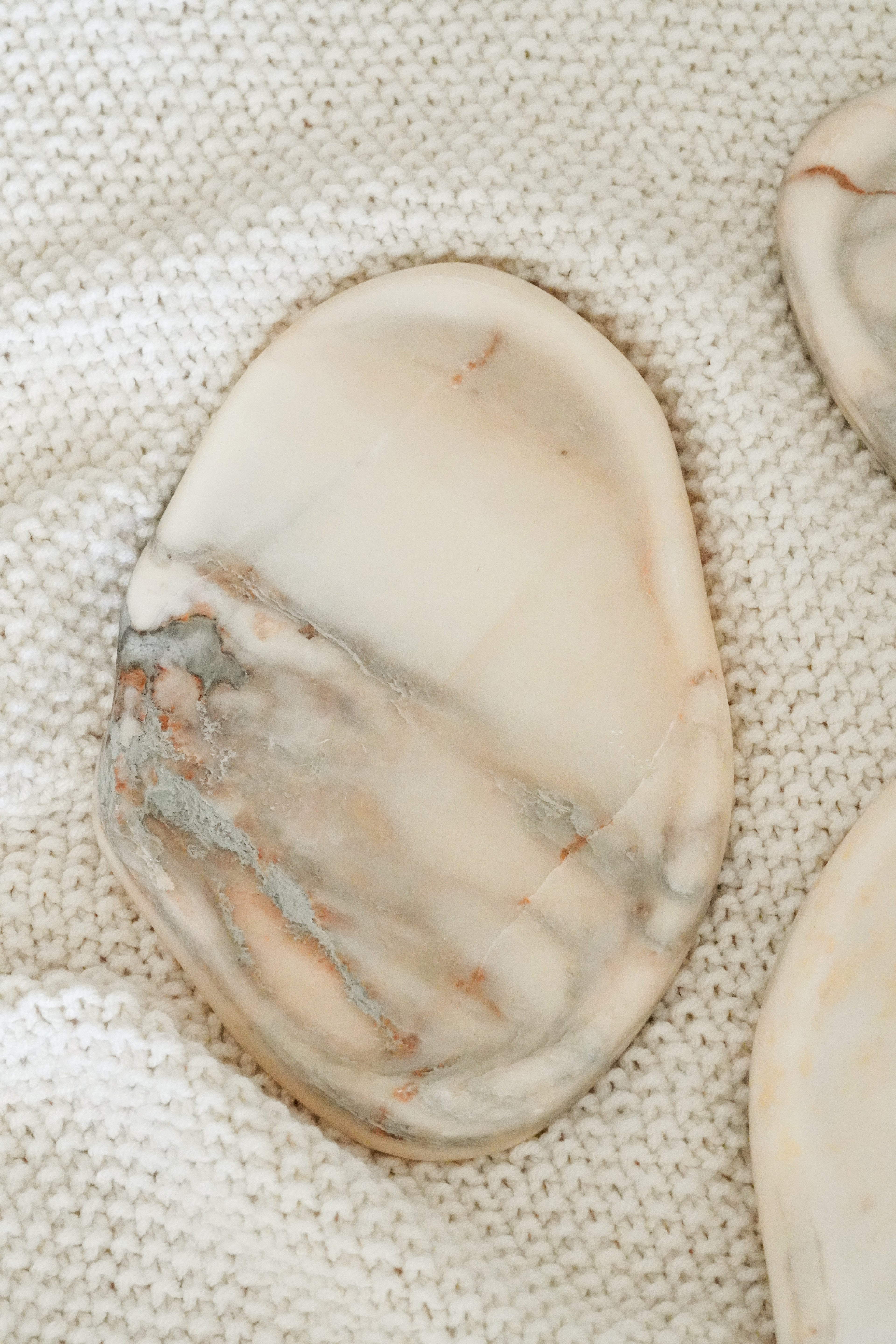 White Marble Cloud Tray