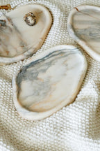 White Marble Cloud Tray