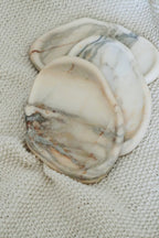 White Marble Cloud Tray