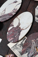 Italian Calacatta Viola Large Oval Tray