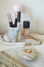 Blue Onyx Vanity Decor Set