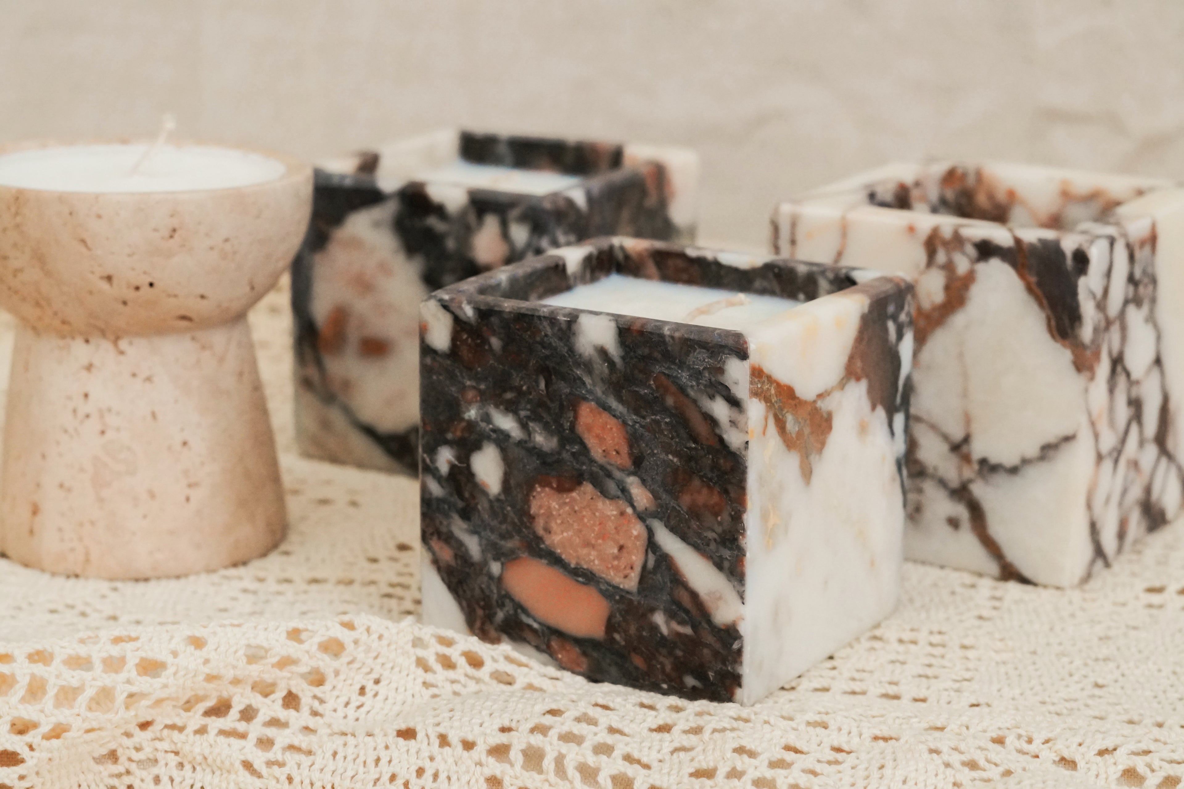 Marble Scented Candle