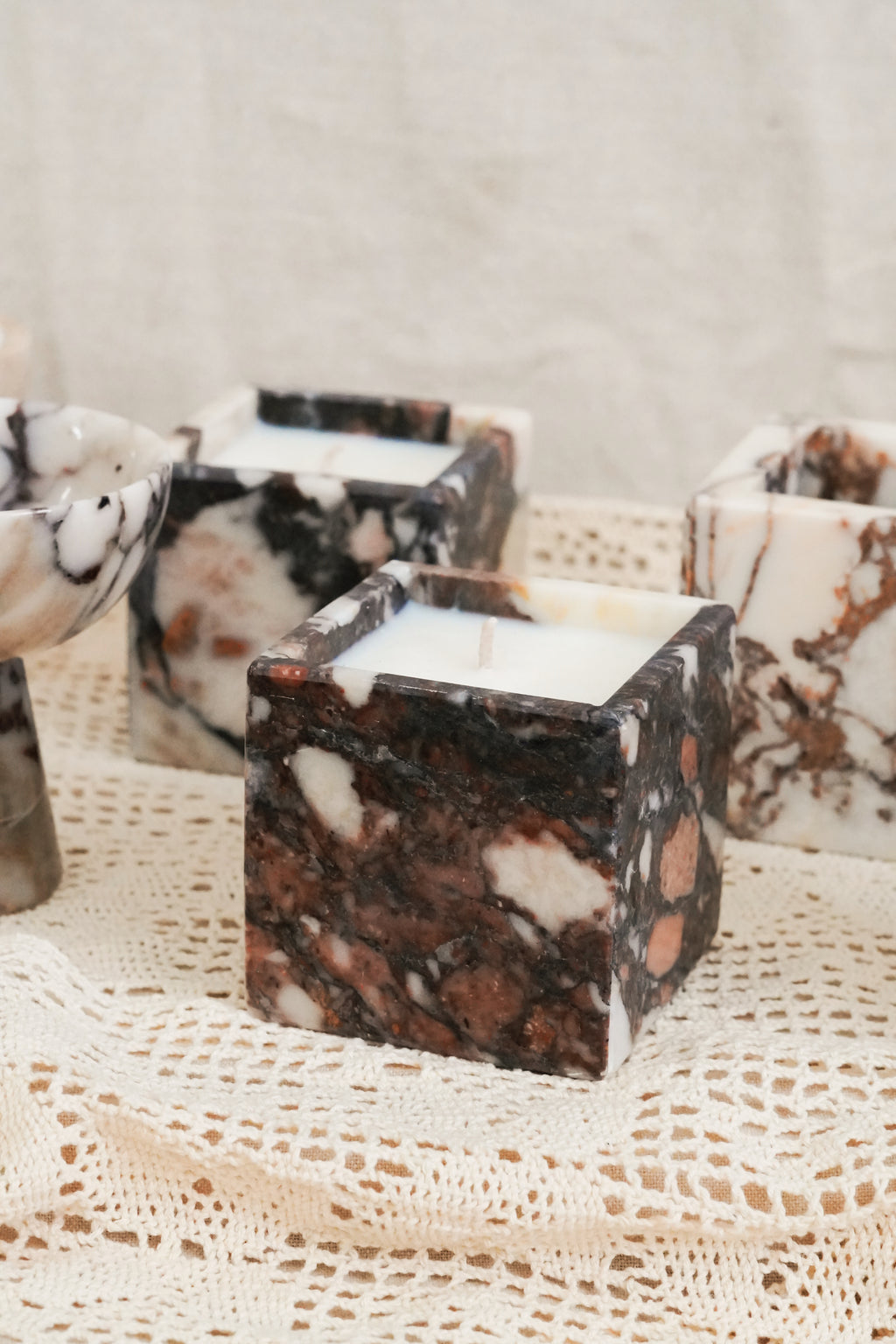 Marble Scented Candle