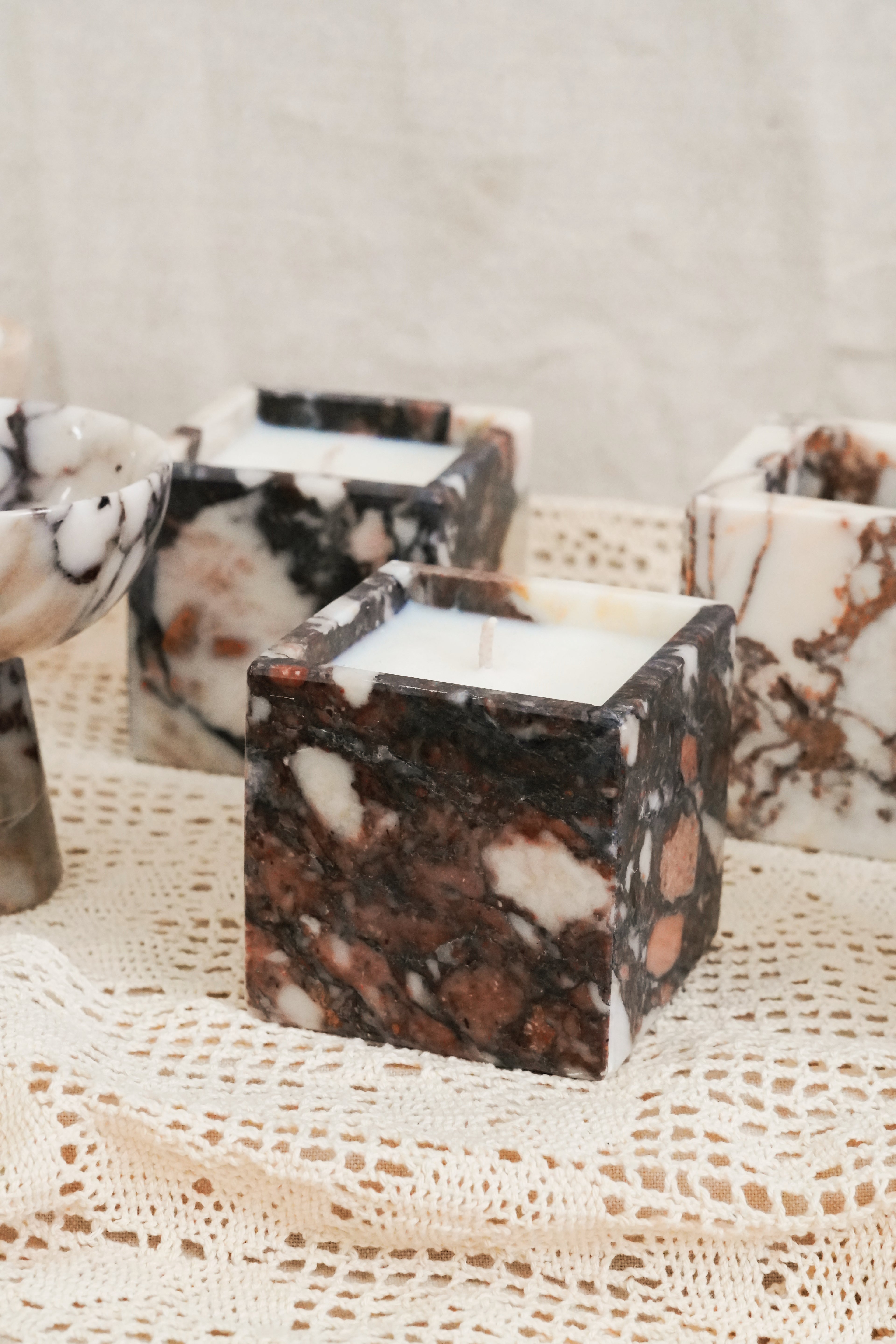 Marble Scented Candle