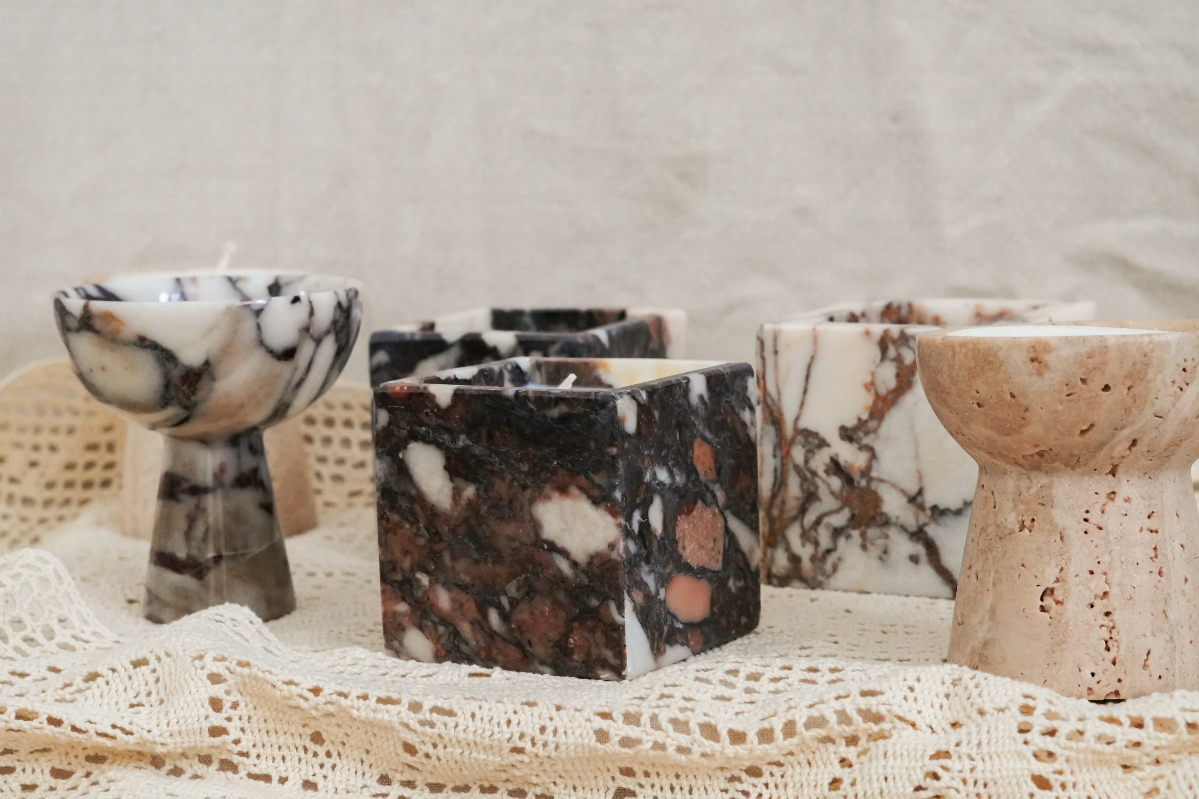 Marble Scented Candle