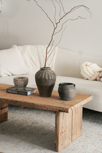 Monterey Vintage Coffee Table Reclaimed Elm Wood