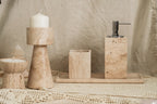 Travertine Bath Set