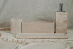 Travertine Bath Set