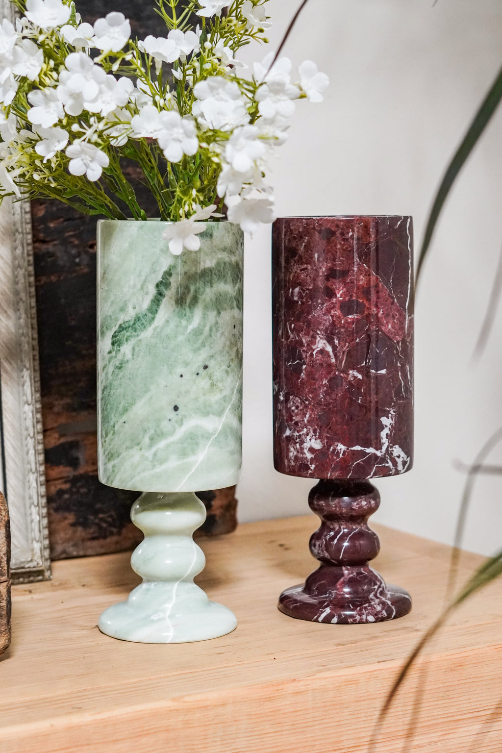 French Style Marble Vases--4 Color