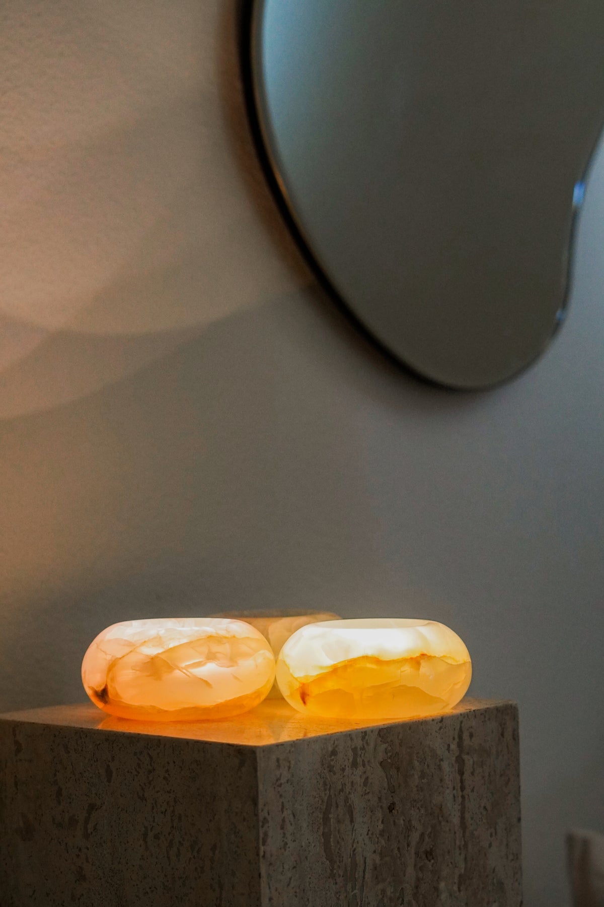 Catchall Onyx Candle Holder