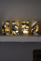 Italian Calacatta Viola Marble Touch Lamp