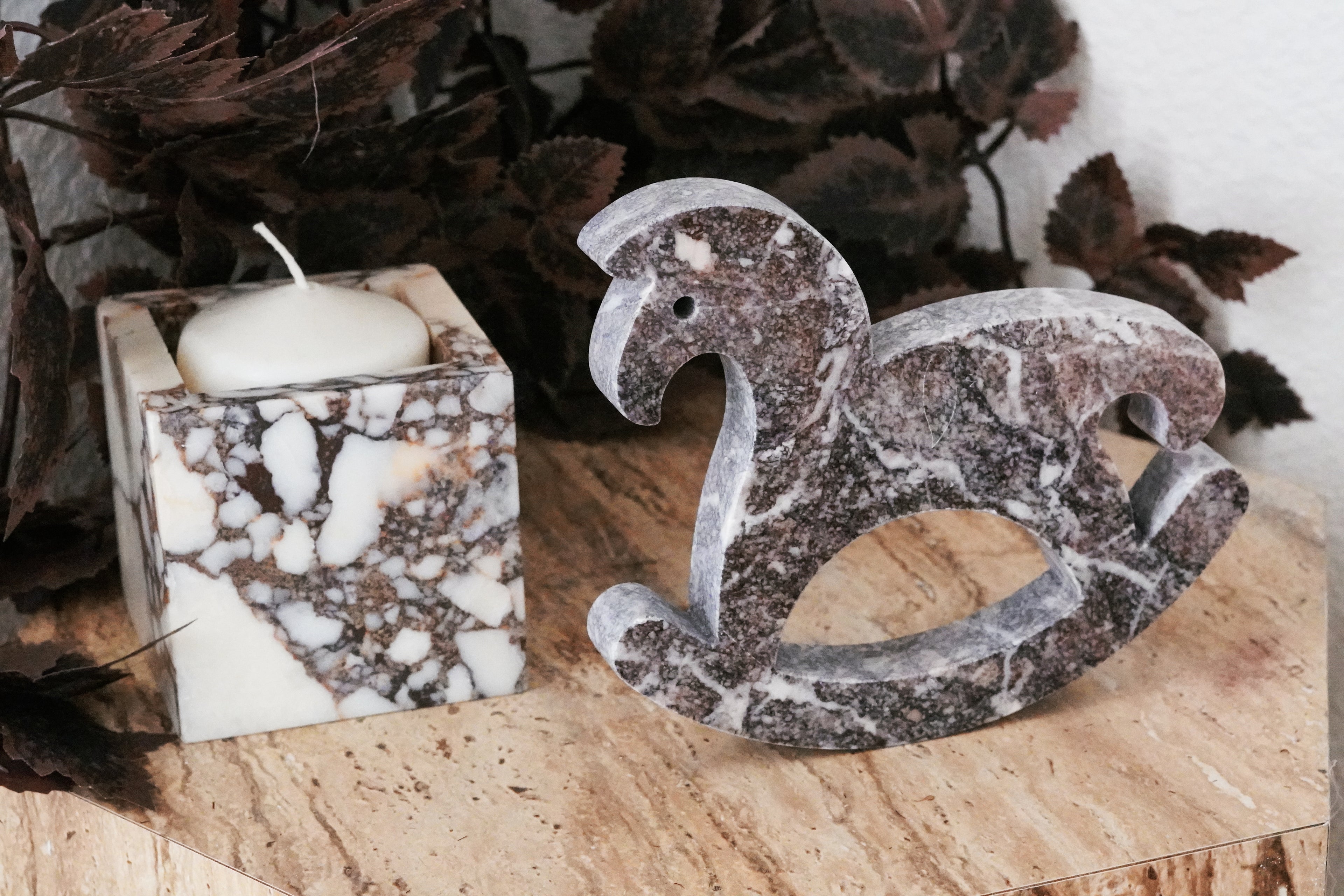 Marble Rocking Horse