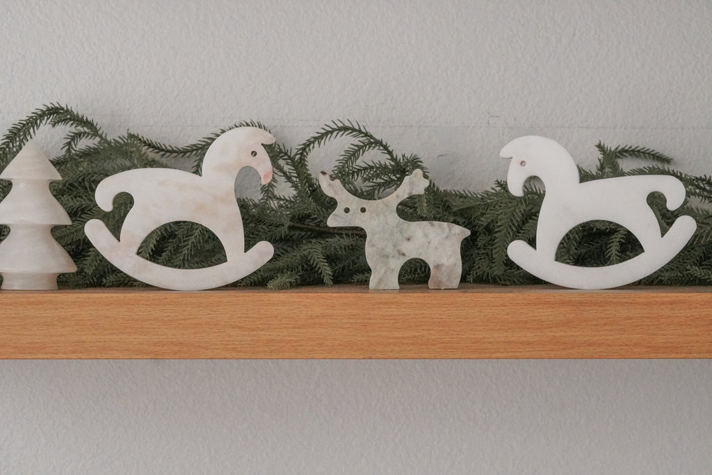 Marble Rocking Horse