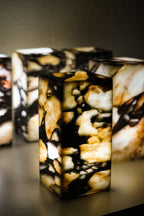 Italian Calacatta Viola Marble Touch Lamp