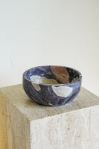 Italian Calacatta Viola Marble Bowl--Large