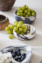 Italian Calacatta Viola Marble Bowl--Medium