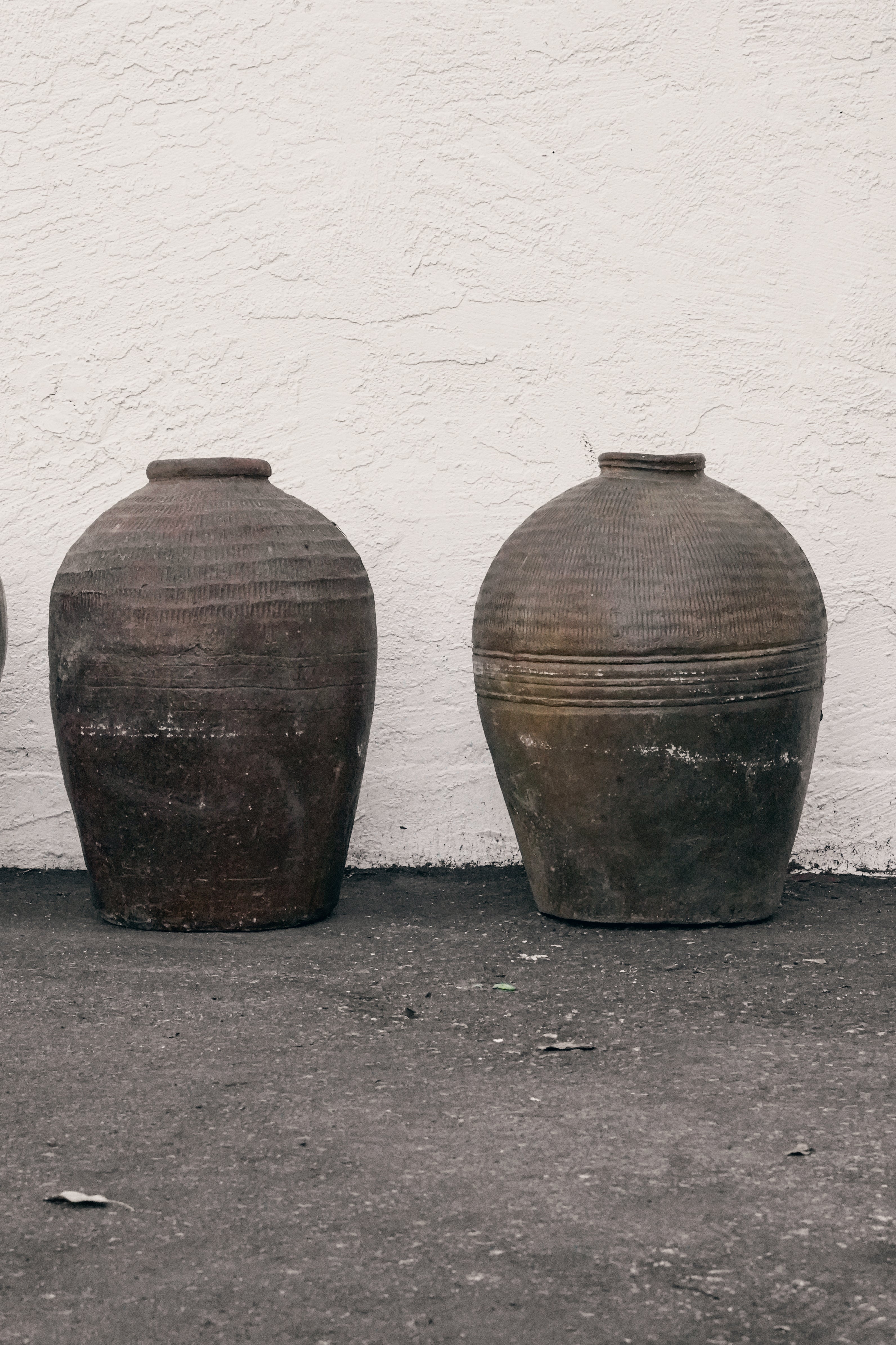 Large Tall Vintage Rustic Wine Pot