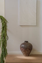 Vintage Chinese Earthenware Pot--Large Tall