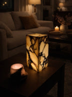 Viola Column Marble Vase Lamp